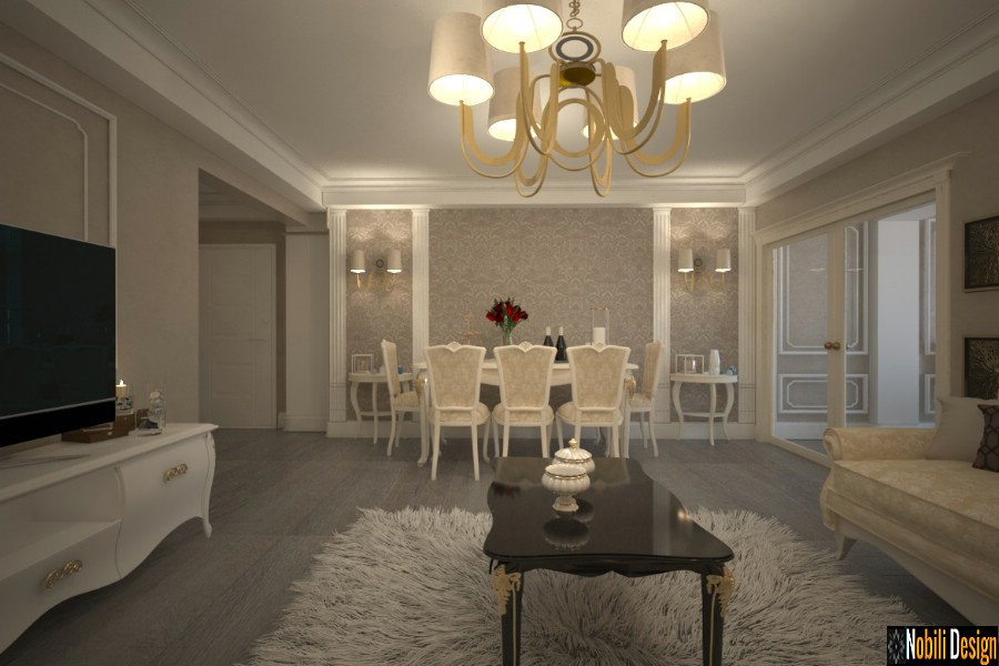 Design interior apartament clasic in Galati