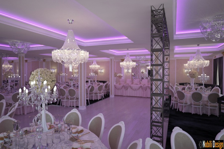 Design interior sala evenimente nunti.