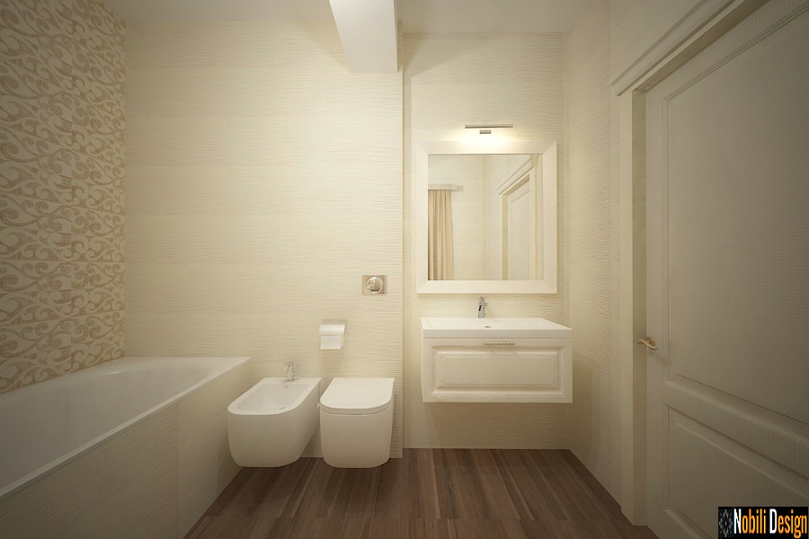 design interior baie clasic modern casa targoviste | Amenajare interioara baie casa Targoviste.