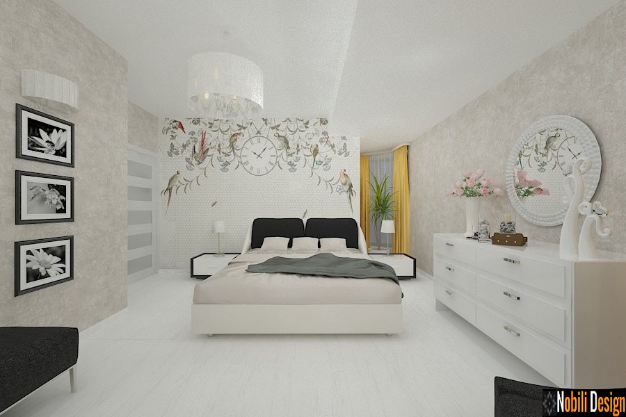 design interior dormitor casa moderna in Constanta