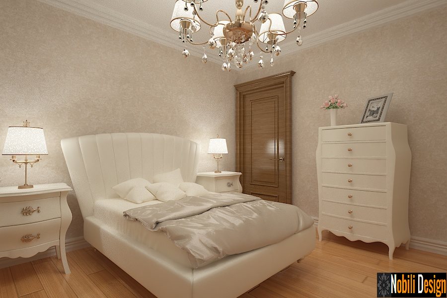 design interior dormitor clasic etaj - Bucuresti