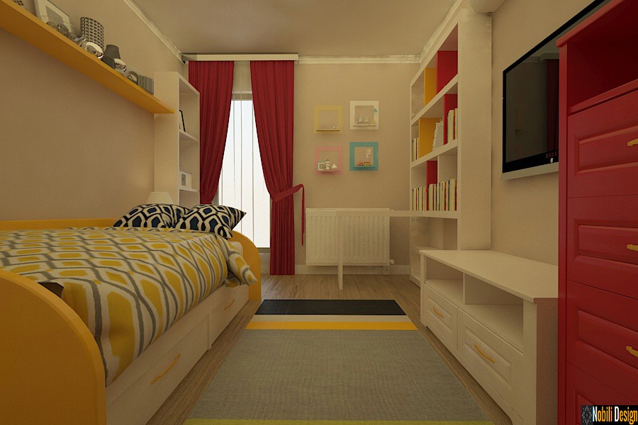 Design - interior - dormitor - copii - bucuresti - sector 4.