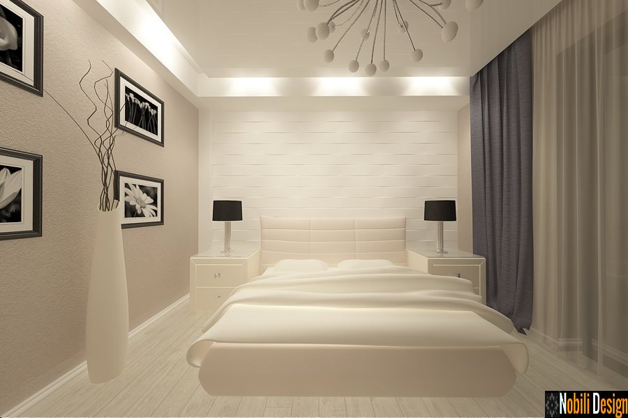 Design - interior - dormitor - vila - moderna - Brasov - Cristian.