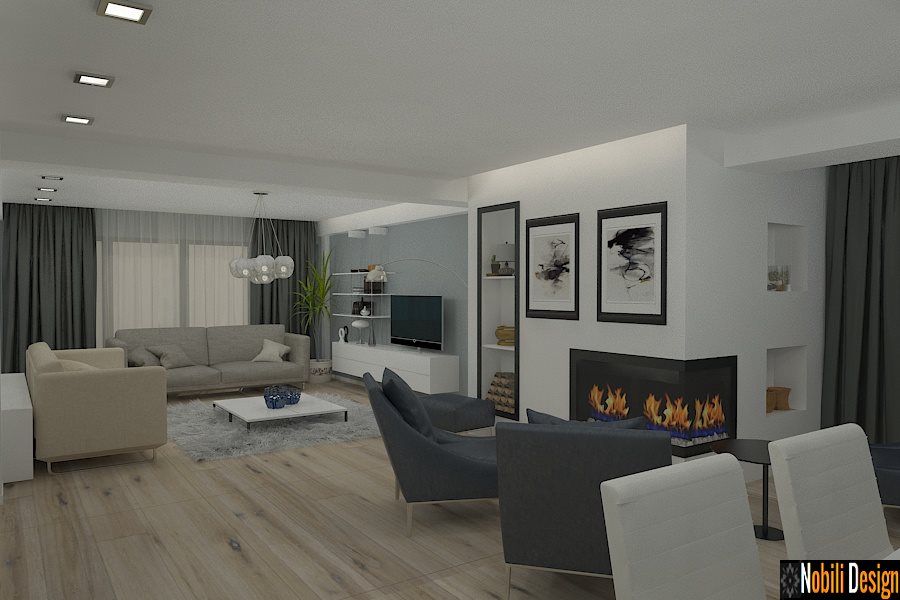 design interior living casa galati mobila italiana